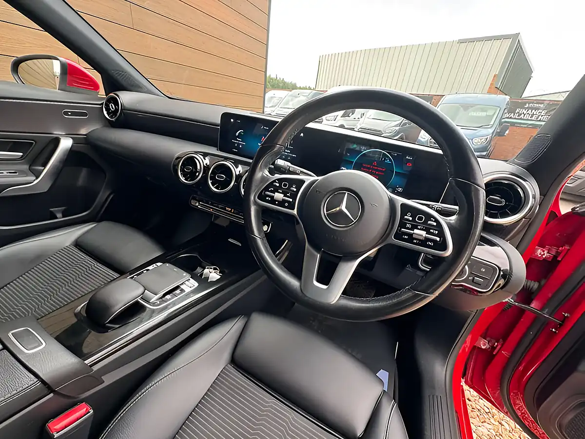 Used 2018 Mercedes-Benz a Class Sport Executive Red - Interior and Exterior details 14