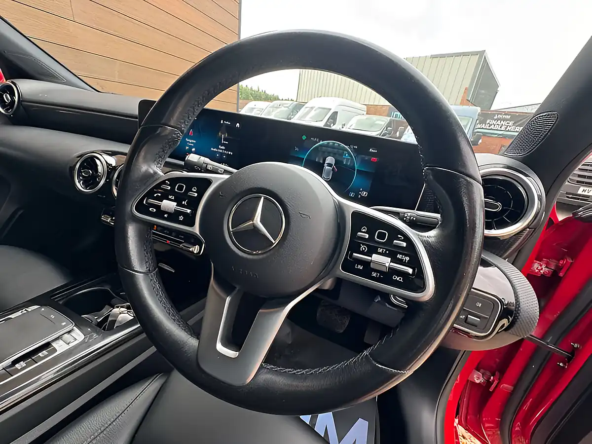 Used 2018 Mercedes-Benz a Class Sport Executive Red - Interior and Exterior details 15