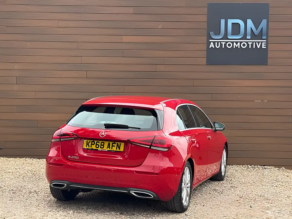Used 2018 Mercedes-Benz a Class Sport Executive Red - Interior and Exterior details 3
