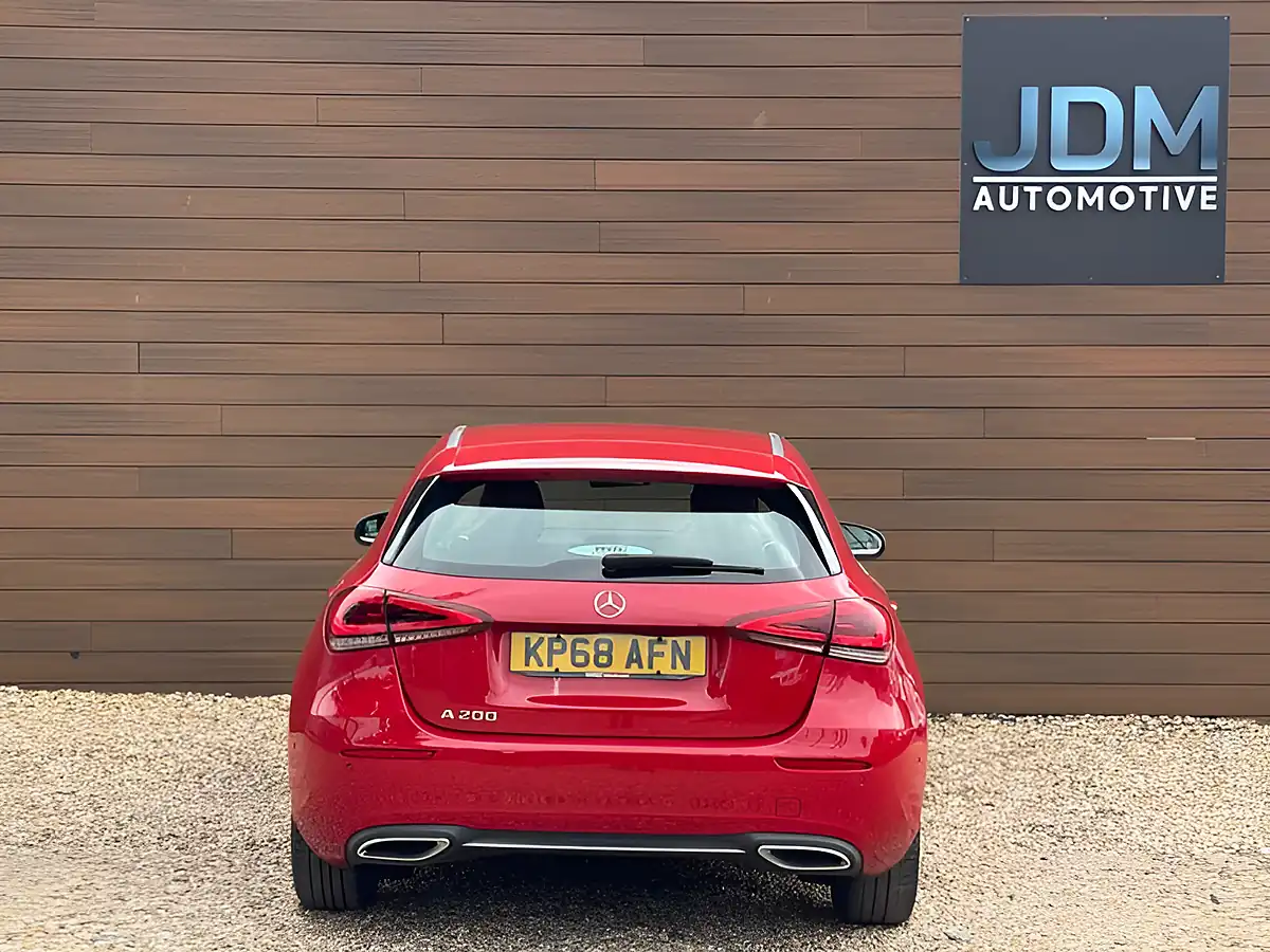 Used 2018 Mercedes-Benz a Class Sport Executive Red - Interior and Exterior details 4
