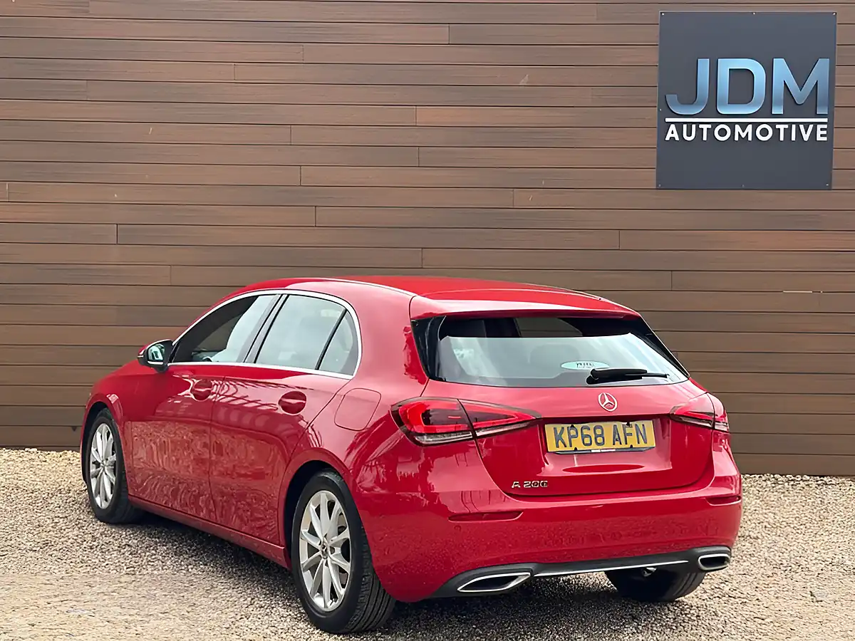 Used 2018 Mercedes-Benz a Class Sport Executive Red - Interior and Exterior details 5