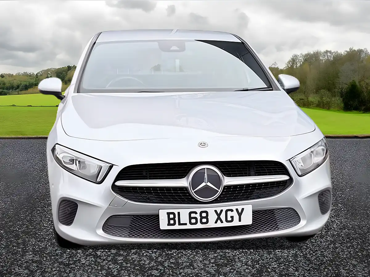 Used 2018 Mercedes-Benz a Class Sport (executive) Silver - Front View