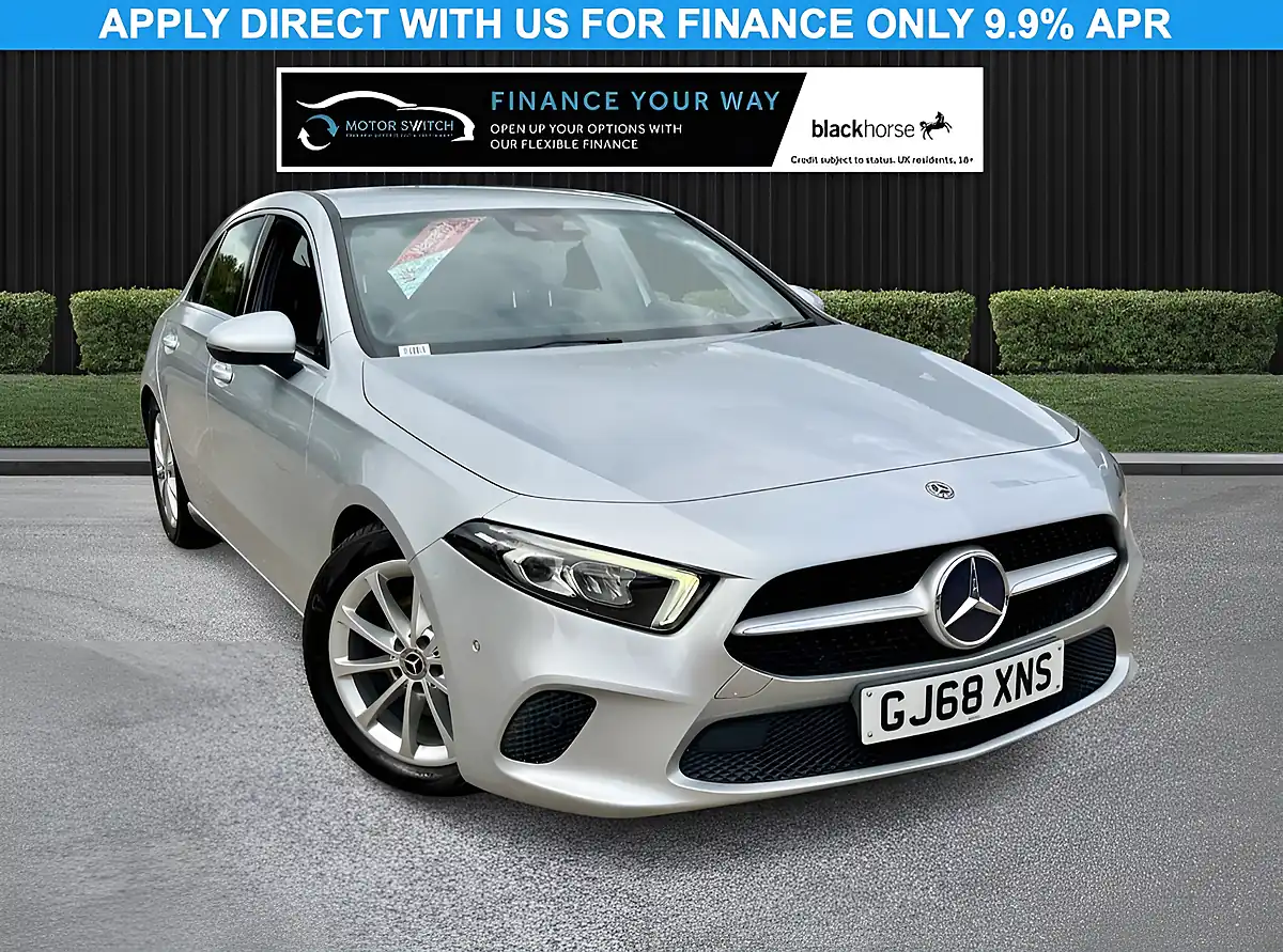 Used 2018 Mercedes-Benz a Class Sport (executive) Silver - Front View
