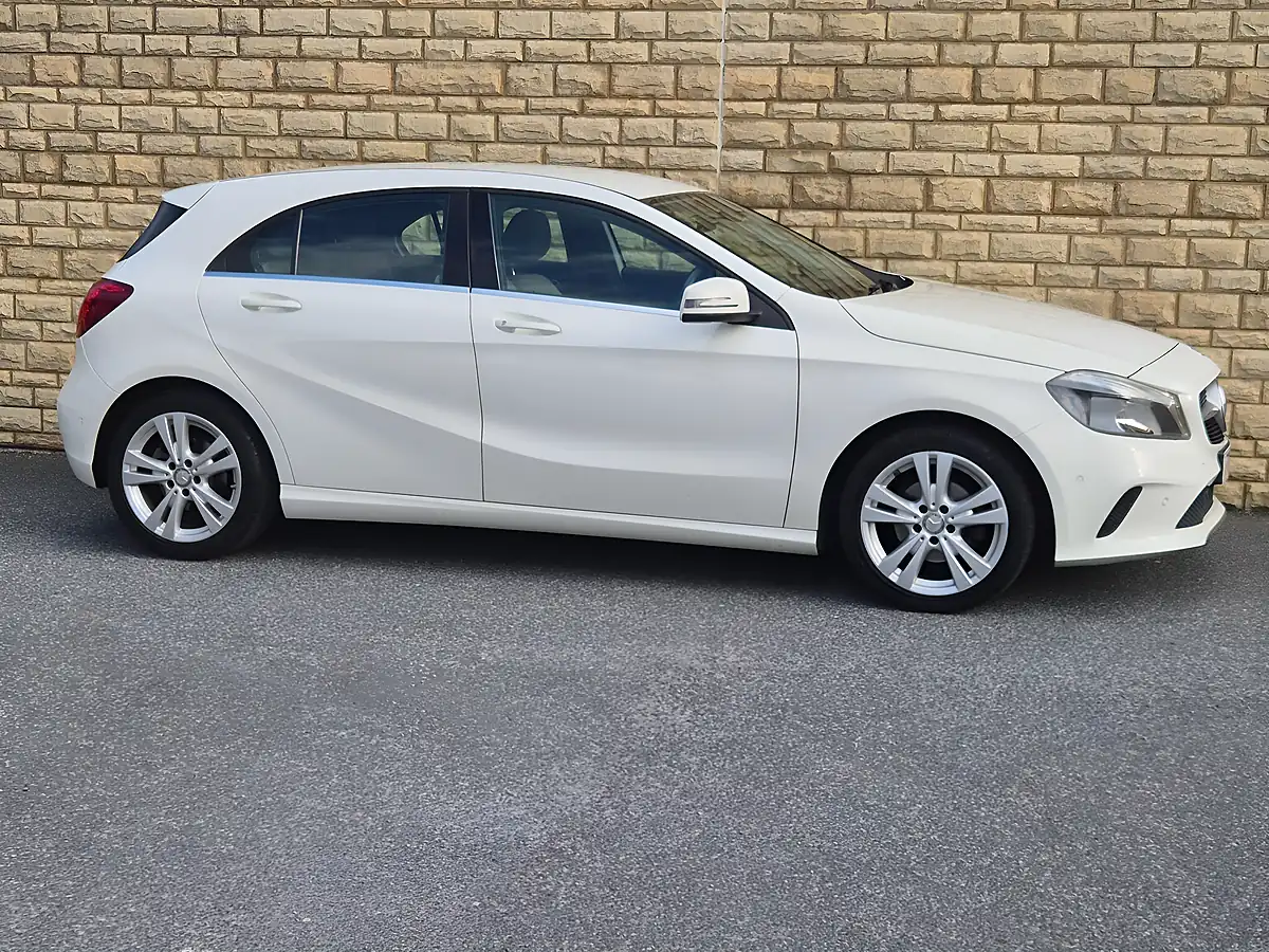 Used 2018 Mercedes-Benz a Class Sport (executive) White - Interior and Exterior details 13