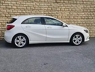 Used 2018 Mercedes-Benz a Class Sport (executive) White - Interior and Exterior details 15