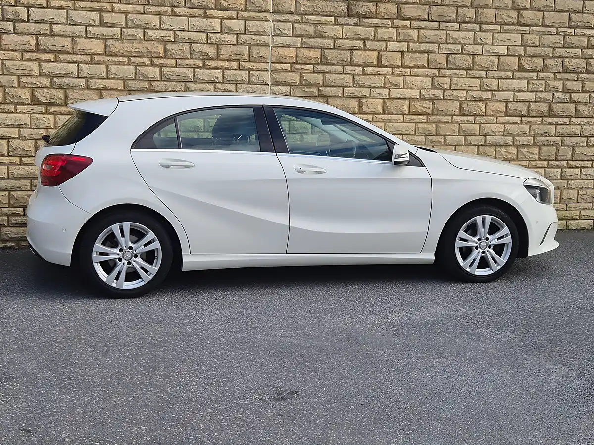 Used 2018 Mercedes-Benz a Class Sport (executive) White - Interior and Exterior details 15