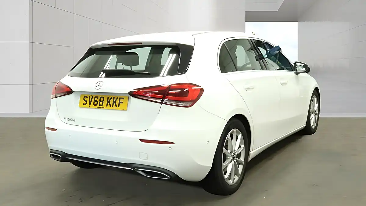 Used 2018 Mercedes-Benz a-Class Sport (executive) White - Interior and Exterior details 10