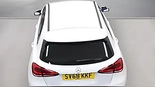 Used 2018 Mercedes-Benz a-Class Sport (executive) White - Interior and Exterior details 14