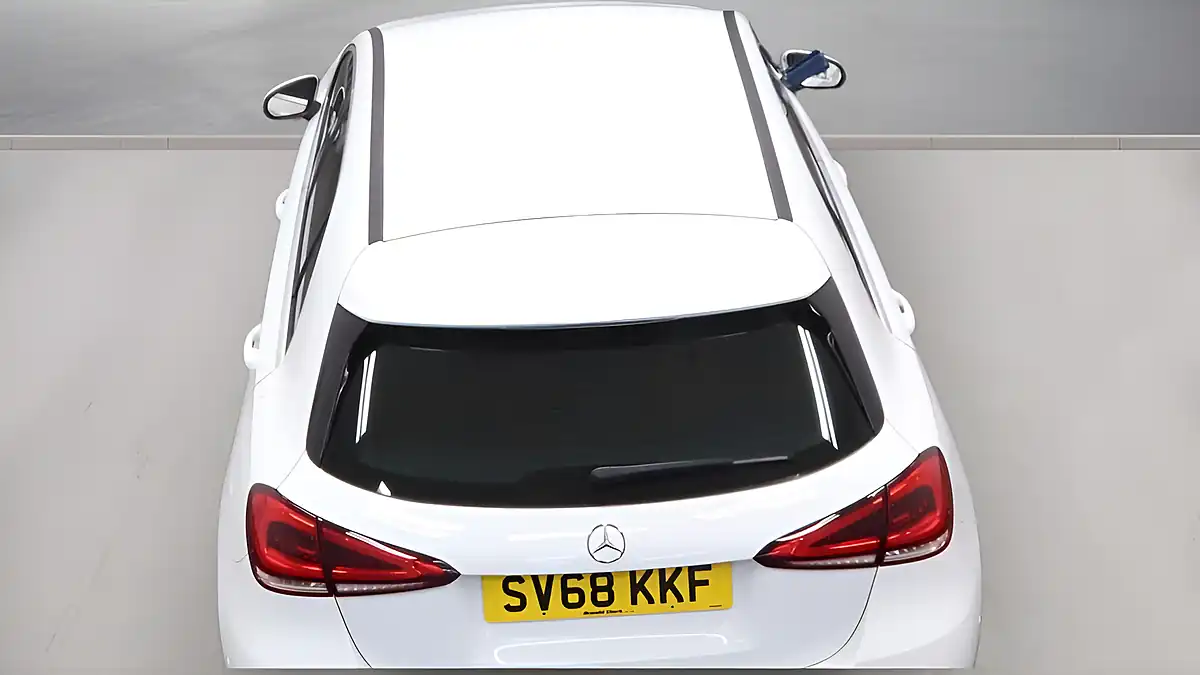 Used 2018 Mercedes-Benz a-Class Sport (executive) White - Interior and Exterior details 14