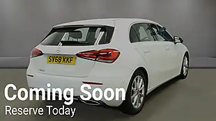 Used 2018 Mercedes-Benz a-Class Sport (executive) White - Interior and Exterior details 4