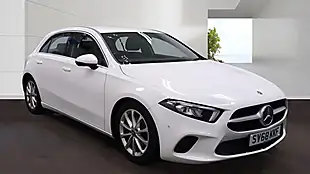 Used 2018 Mercedes-Benz a-Class Sport (executive) White - Interior and Exterior details 7
