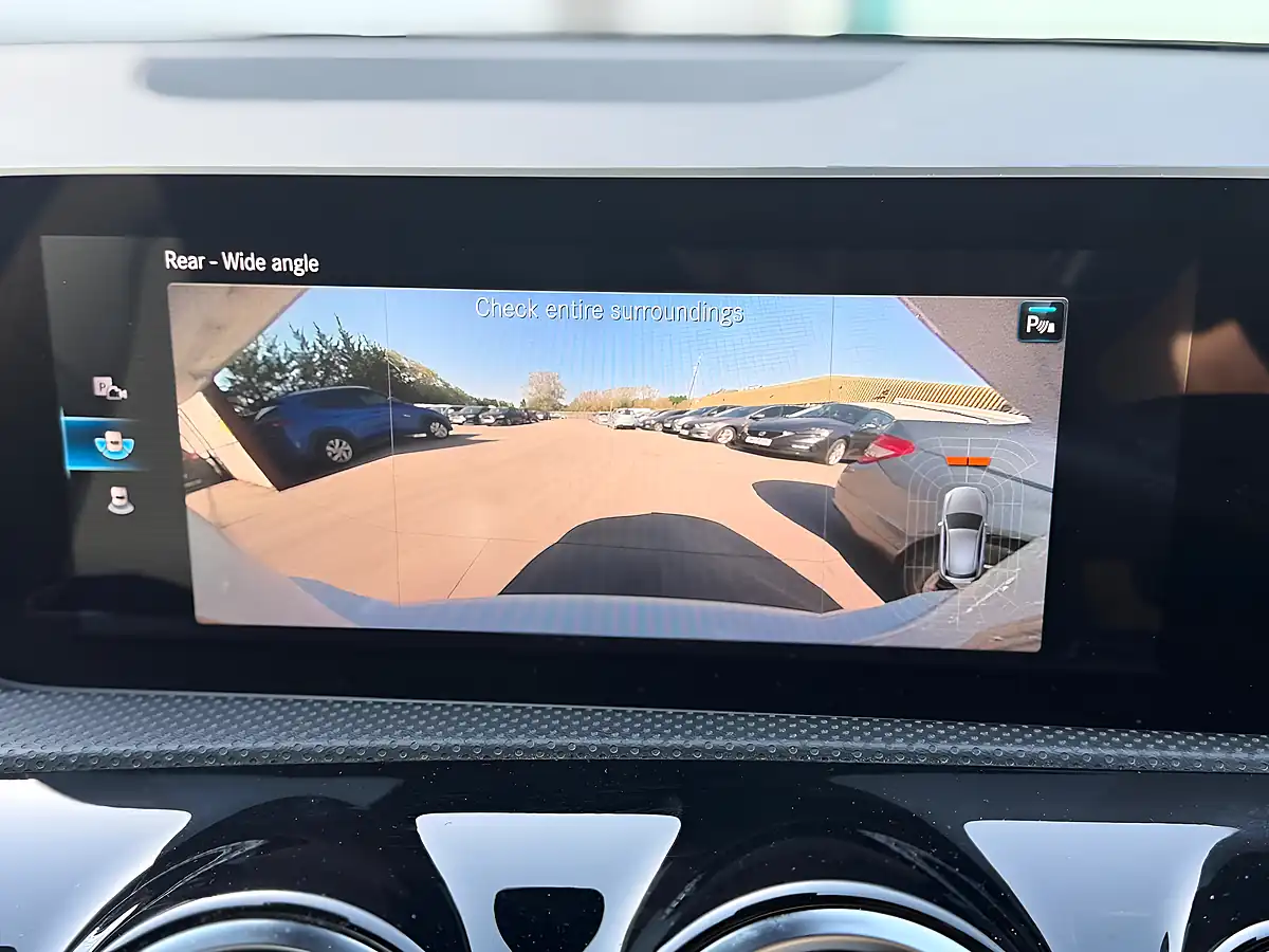 Used 2018 Mercedes-Benz a Class Sport (executive) White - Interior and Exterior details 14