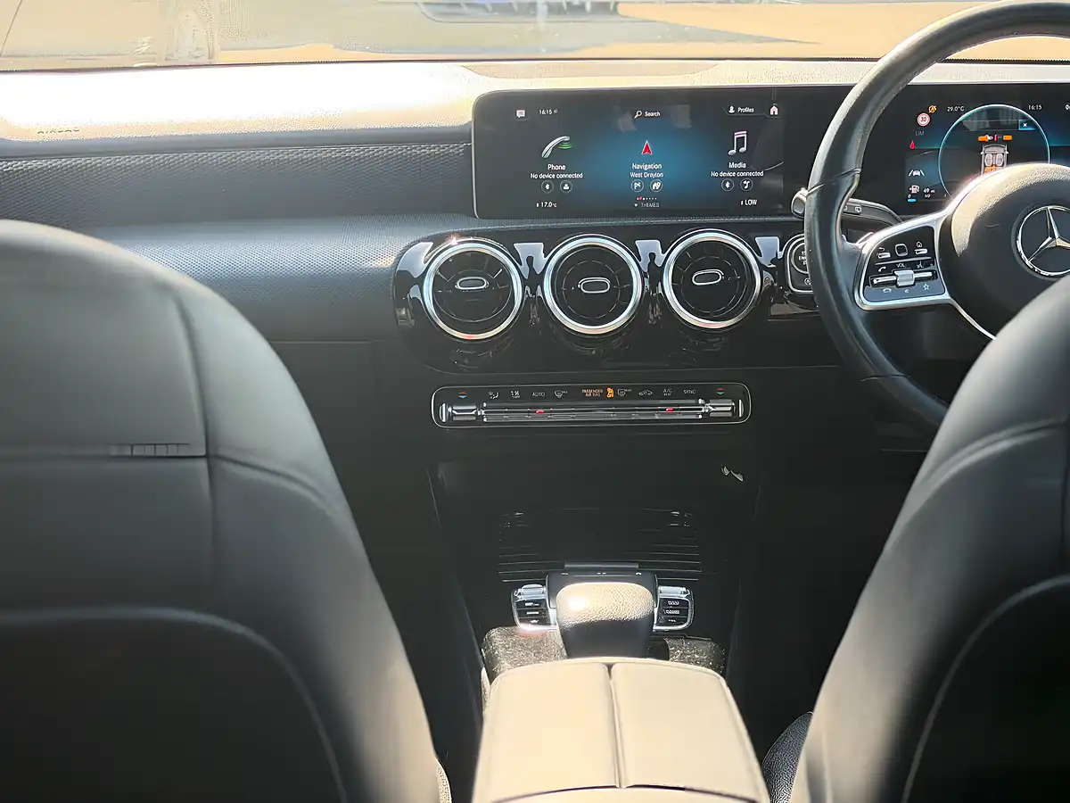 Used 2018 Mercedes-Benz a Class Sport (executive) White - Interior and Exterior details 16
