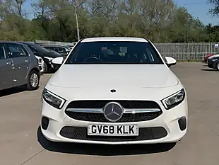 Used 2018 Mercedes-Benz a Class Sport (executive) White - Interior and Exterior details 2
