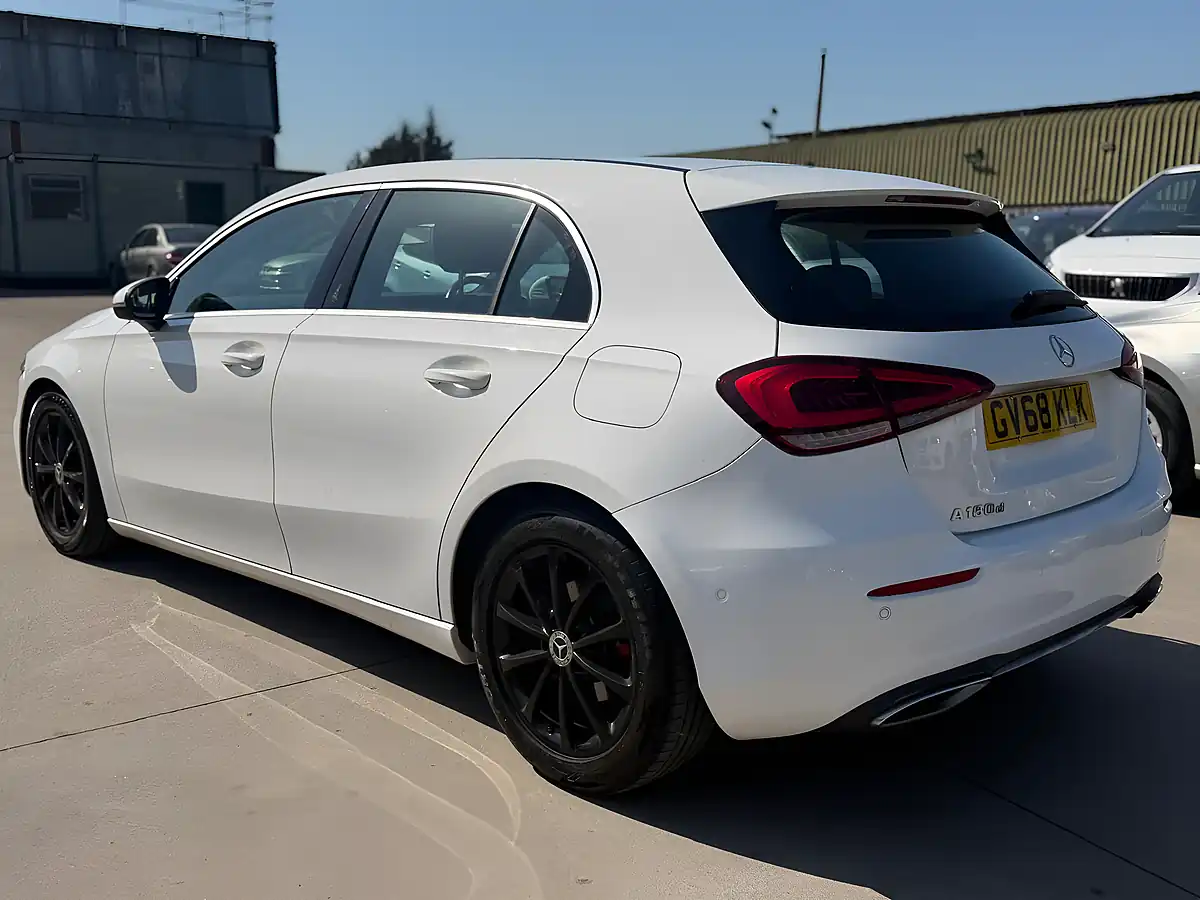 Used 2018 Mercedes-Benz a Class Sport (executive) White - Interior and Exterior details 4