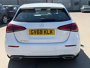 Used 2018 Mercedes-Benz a Class Sport (executive) White - Interior and Exterior details 5