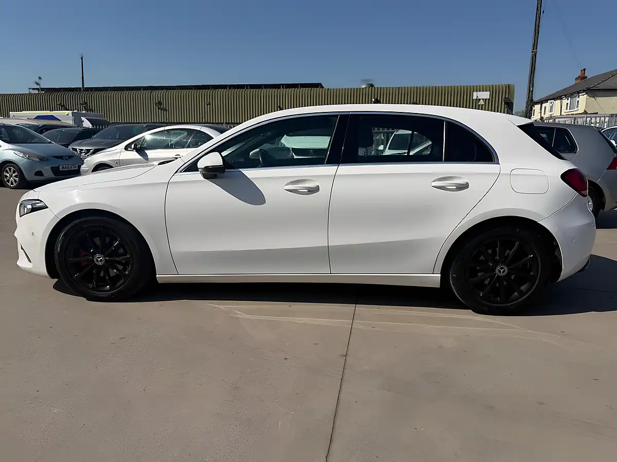 Used 2018 Mercedes-Benz a Class Sport (executive) White - Interior and Exterior details 6
