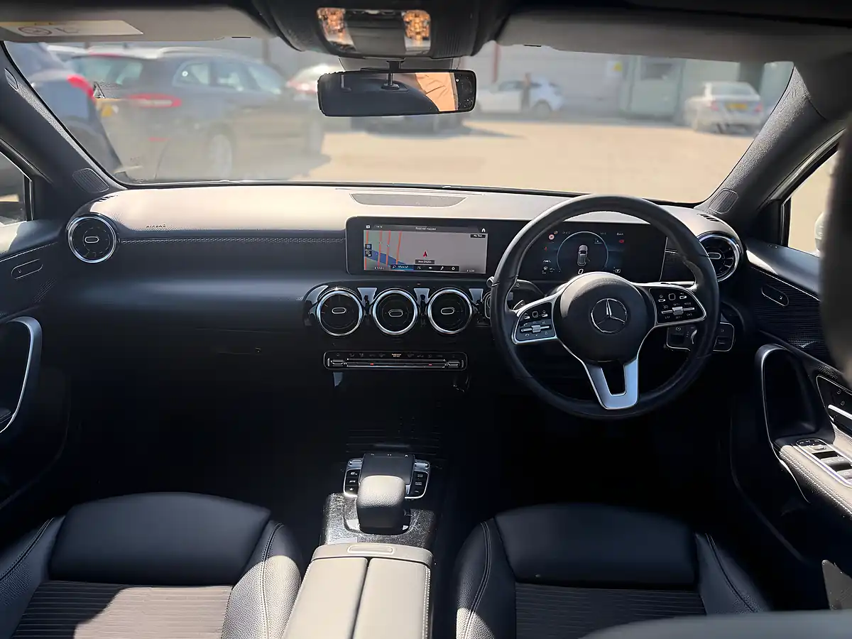 Used 2018 Mercedes-Benz a Class Sport (executive) White - Interior and Exterior details 8