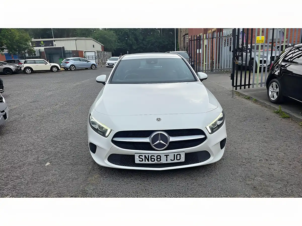 Used 2018 Mercedes-Benz a Class Sport Executive White - Front View