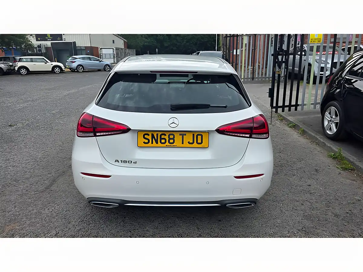 Used 2018 Mercedes-Benz a Class Sport Executive White - Interior and Exterior details 10