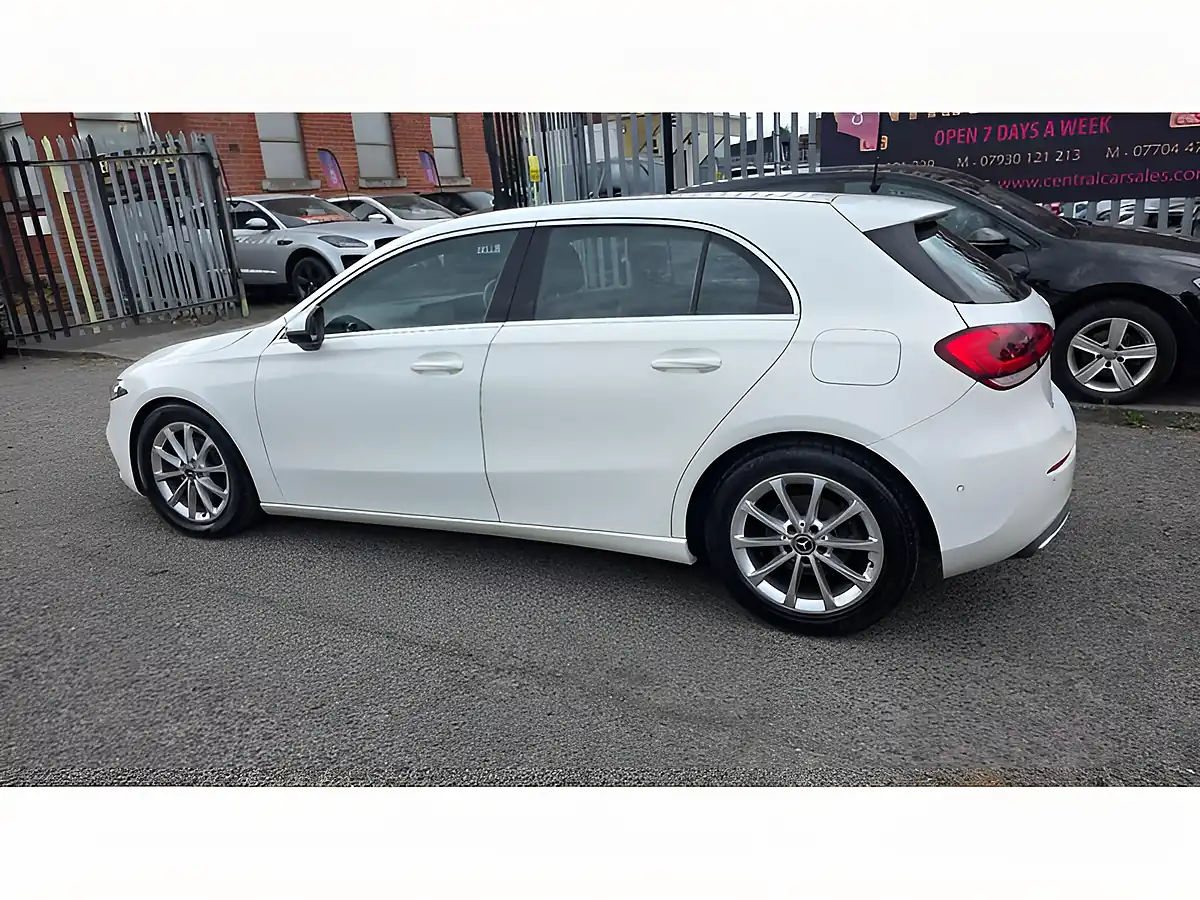 Used 2018 Mercedes-Benz a Class Sport Executive White - Interior and Exterior details 11