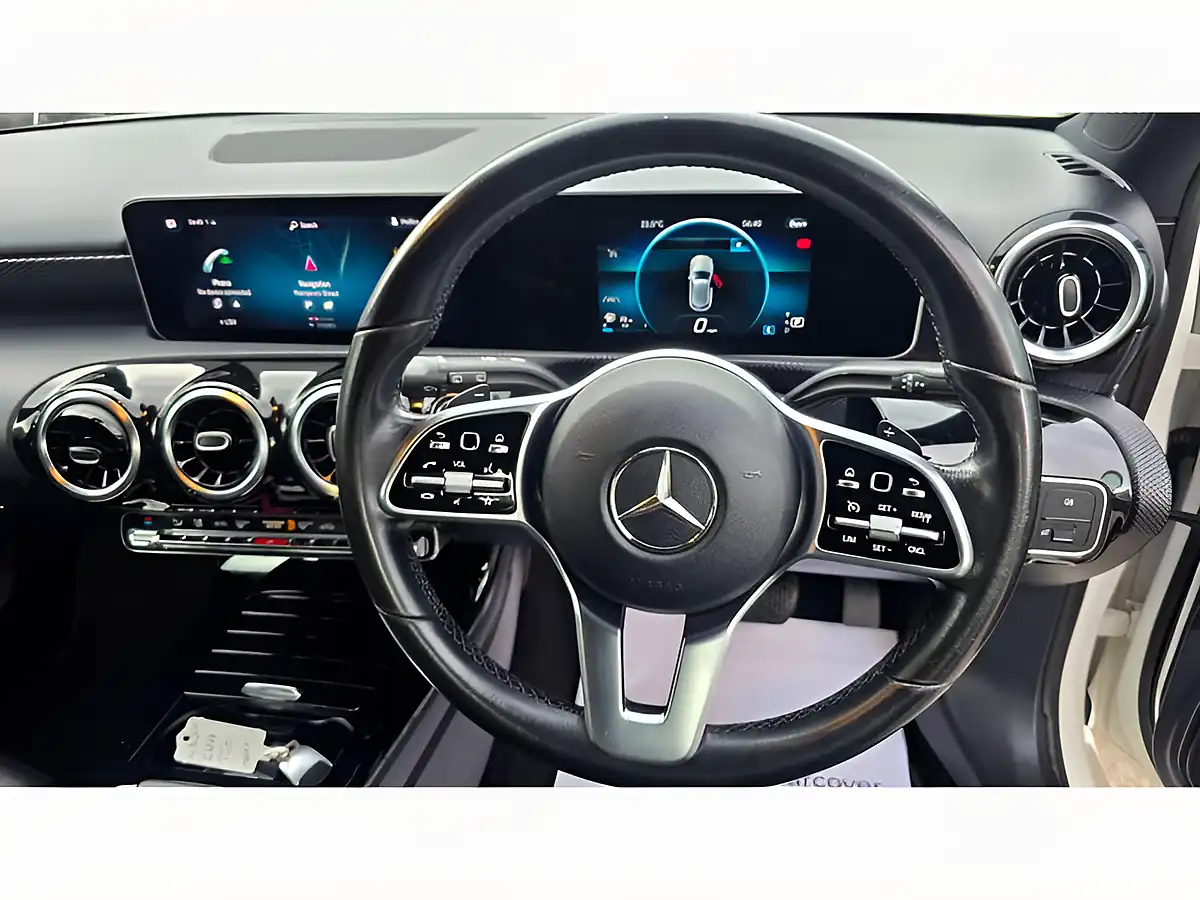 Used 2018 Mercedes-Benz a Class Sport Executive White - Interior and Exterior details 13