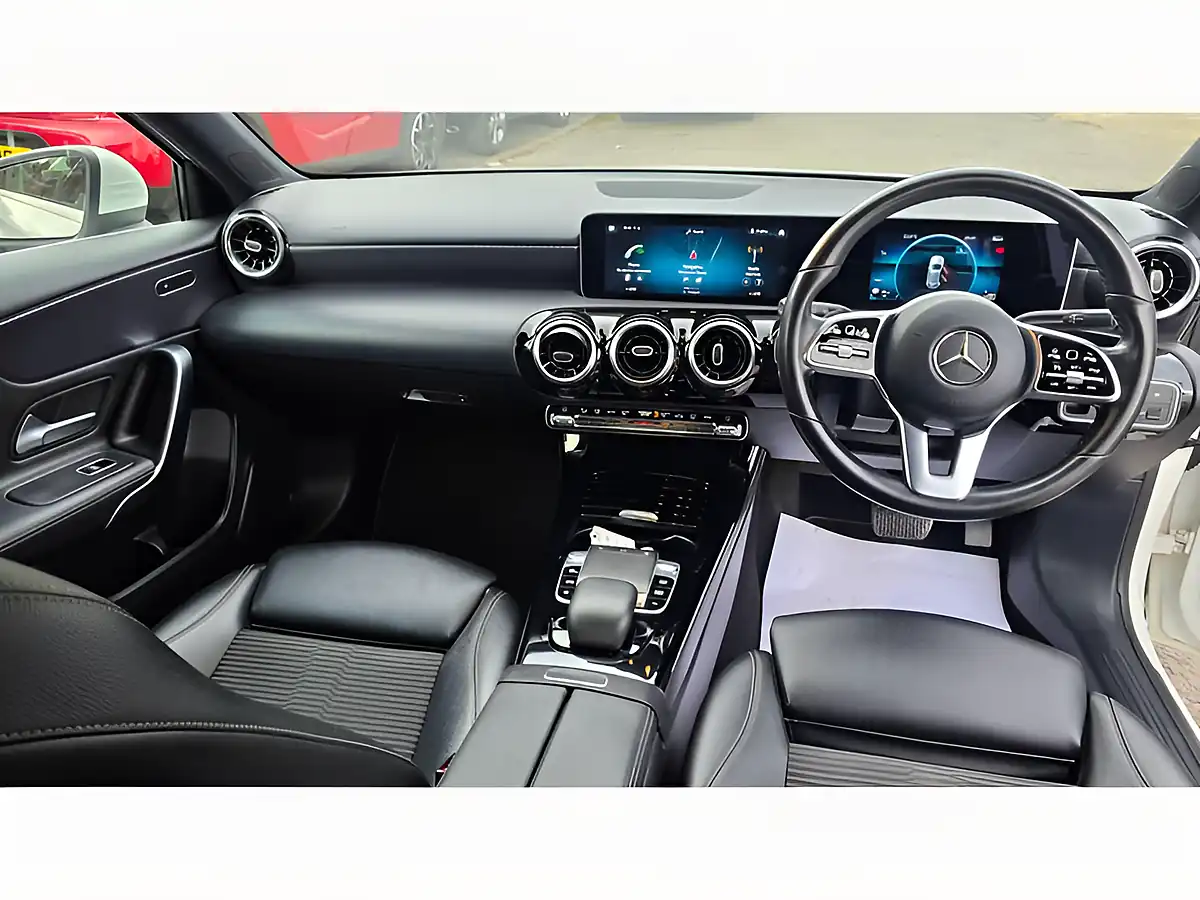 Used 2018 Mercedes-Benz a Class Sport Executive White - Interior and Exterior details 18