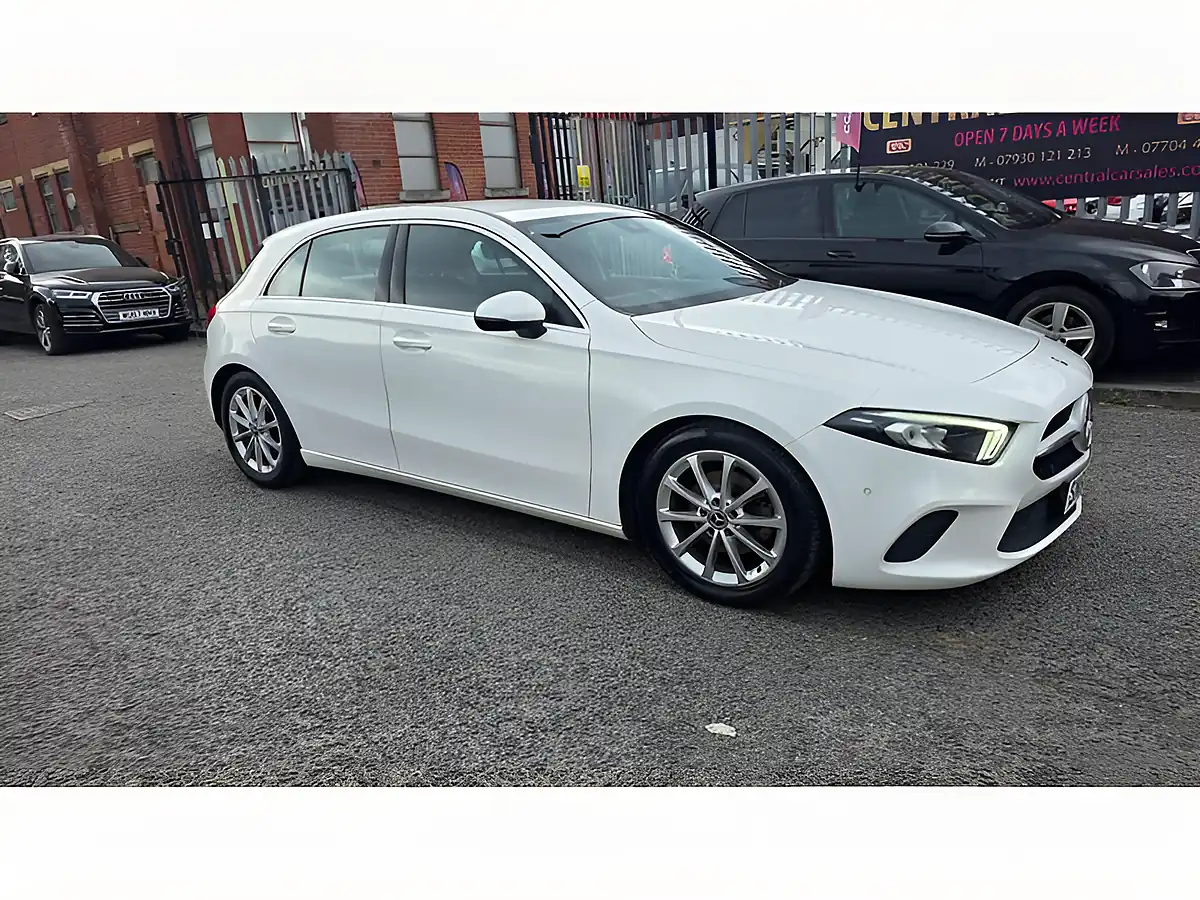 Used 2018 Mercedes-Benz a Class Sport Executive White - Interior and Exterior details 3