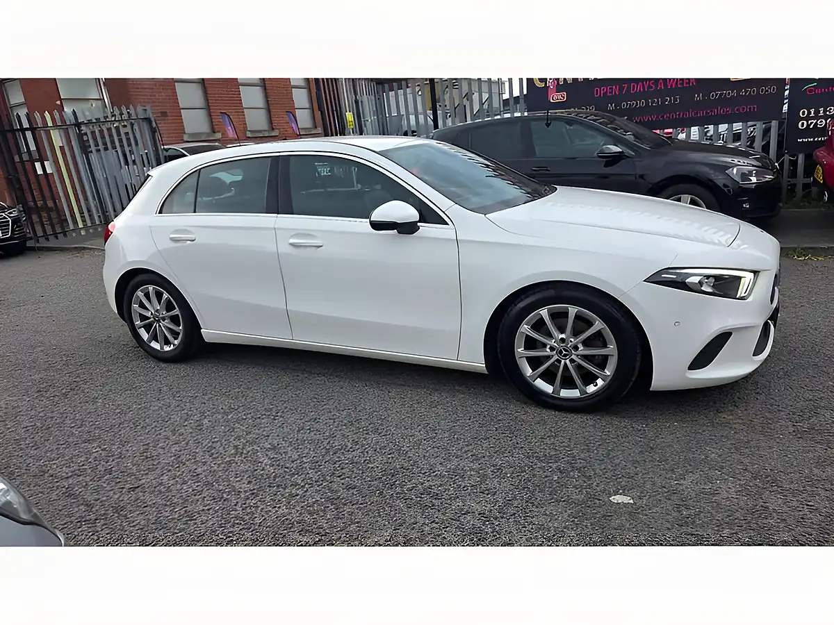 Used 2018 Mercedes-Benz a Class Sport Executive White - Interior and Exterior details 4