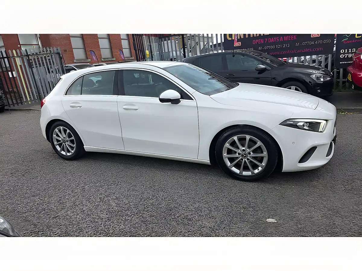 Used 2018 Mercedes-Benz a Class Sport Executive White - Interior and Exterior details 5