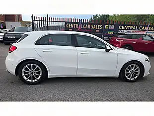 Used 2018 Mercedes-Benz a Class Sport Executive White - Interior and Exterior details 7