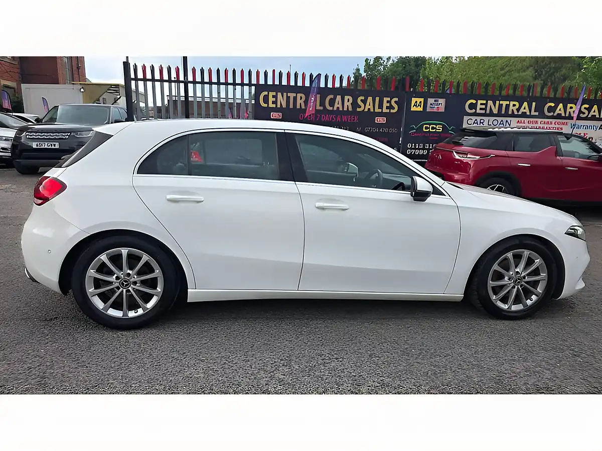 Used 2018 Mercedes-Benz a Class Sport Executive White - Interior and Exterior details 7