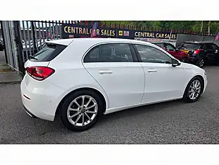 Used 2018 Mercedes-Benz a Class Sport Executive White - Interior and Exterior details 9