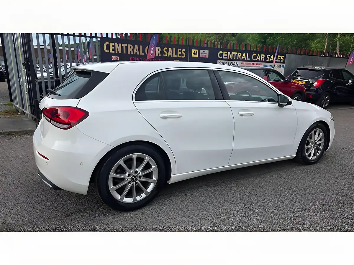 Used 2018 Mercedes-Benz a Class Sport Executive White - Interior and Exterior details 9
