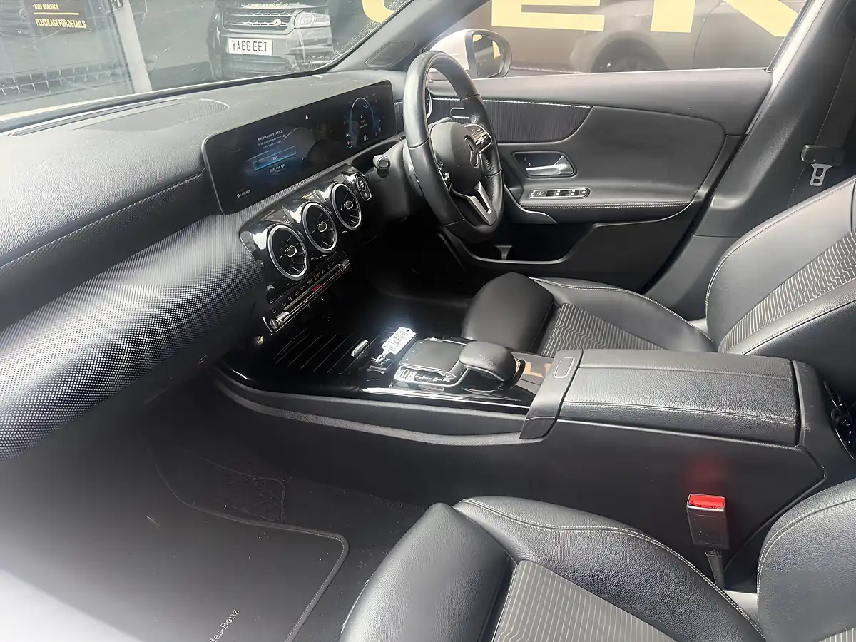Used 2018 Mercedes-Benz a Class Sport Executive White - Interior and Exterior details 3
