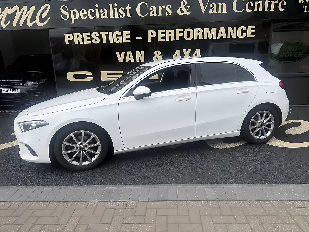 Used 2018 Mercedes-Benz a Class Sport Executive White - Interior and Exterior details 5