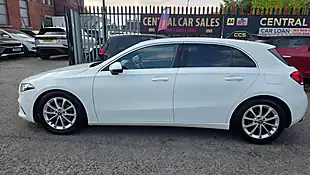 Used 2018 Mercedes-Benz a Class Sport Executive White - Interior and Exterior details 11