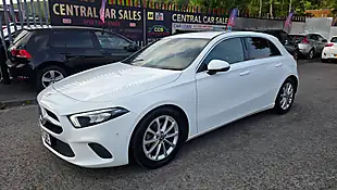 Used 2018 Mercedes-Benz a Class Sport Executive White - Interior and Exterior details 12