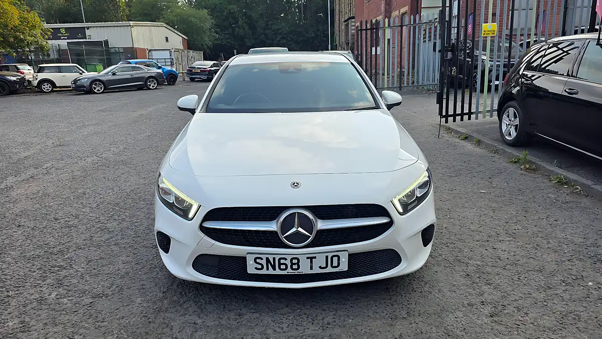 Used 2018 Mercedes-Benz a Class Sport Executive White - Interior and Exterior details 2