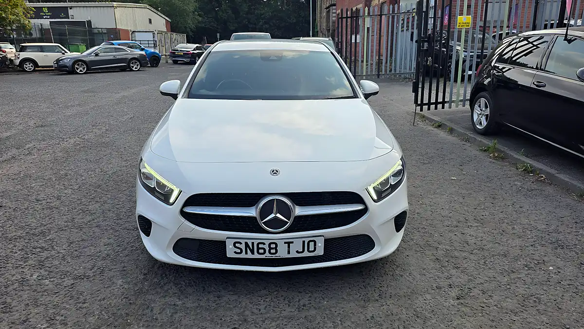 Used 2018 Mercedes-Benz a Class Sport Executive White - Interior and Exterior details 4