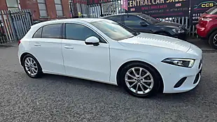 Used 2018 Mercedes-Benz a Class Sport Executive White - Interior and Exterior details 7