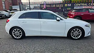 Used 2018 Mercedes-Benz a Class Sport Executive White - Interior and Exterior details 9