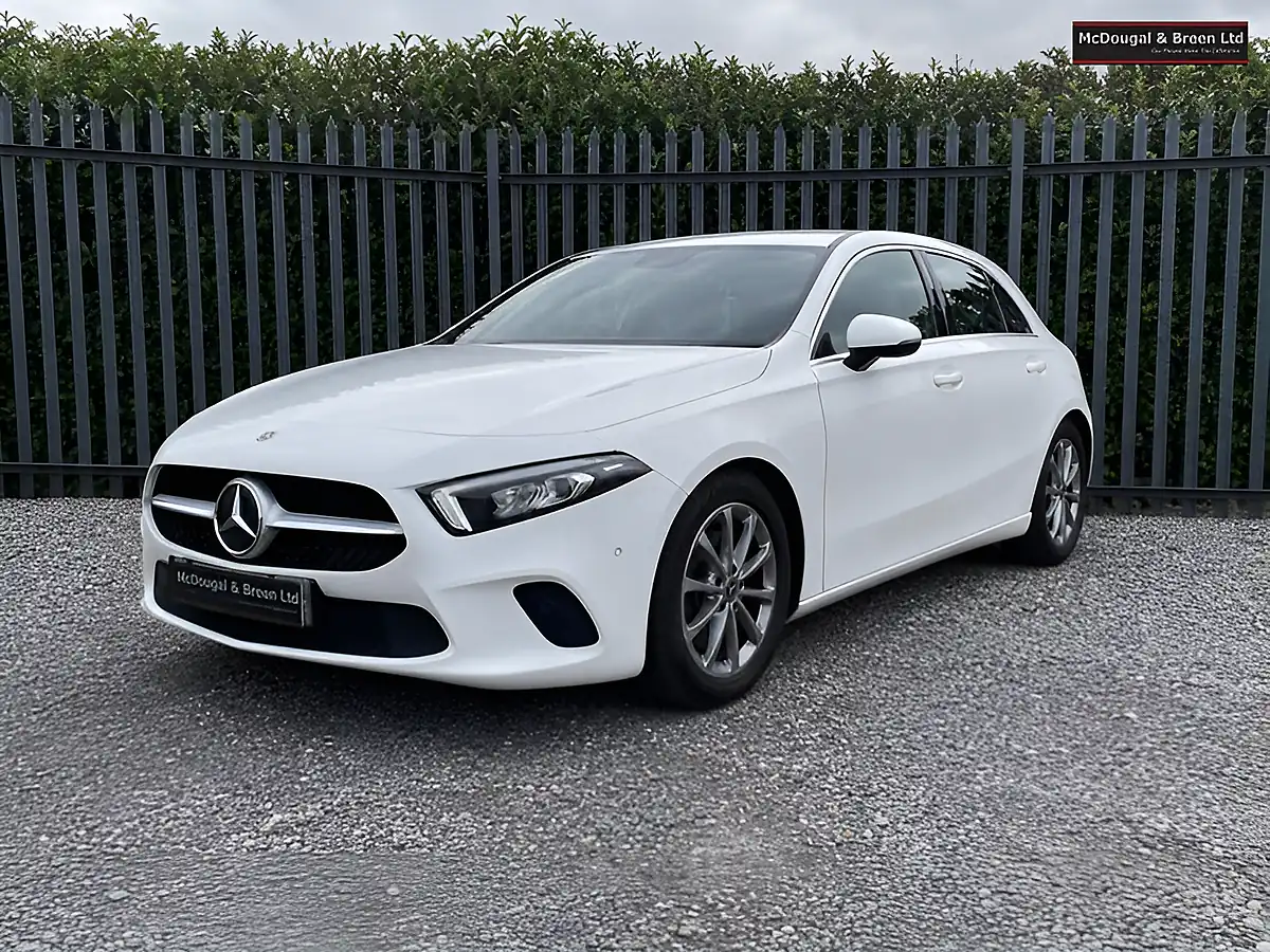 Used 2018 Mercedes-Benz a Class Sport (executive) White - Front View