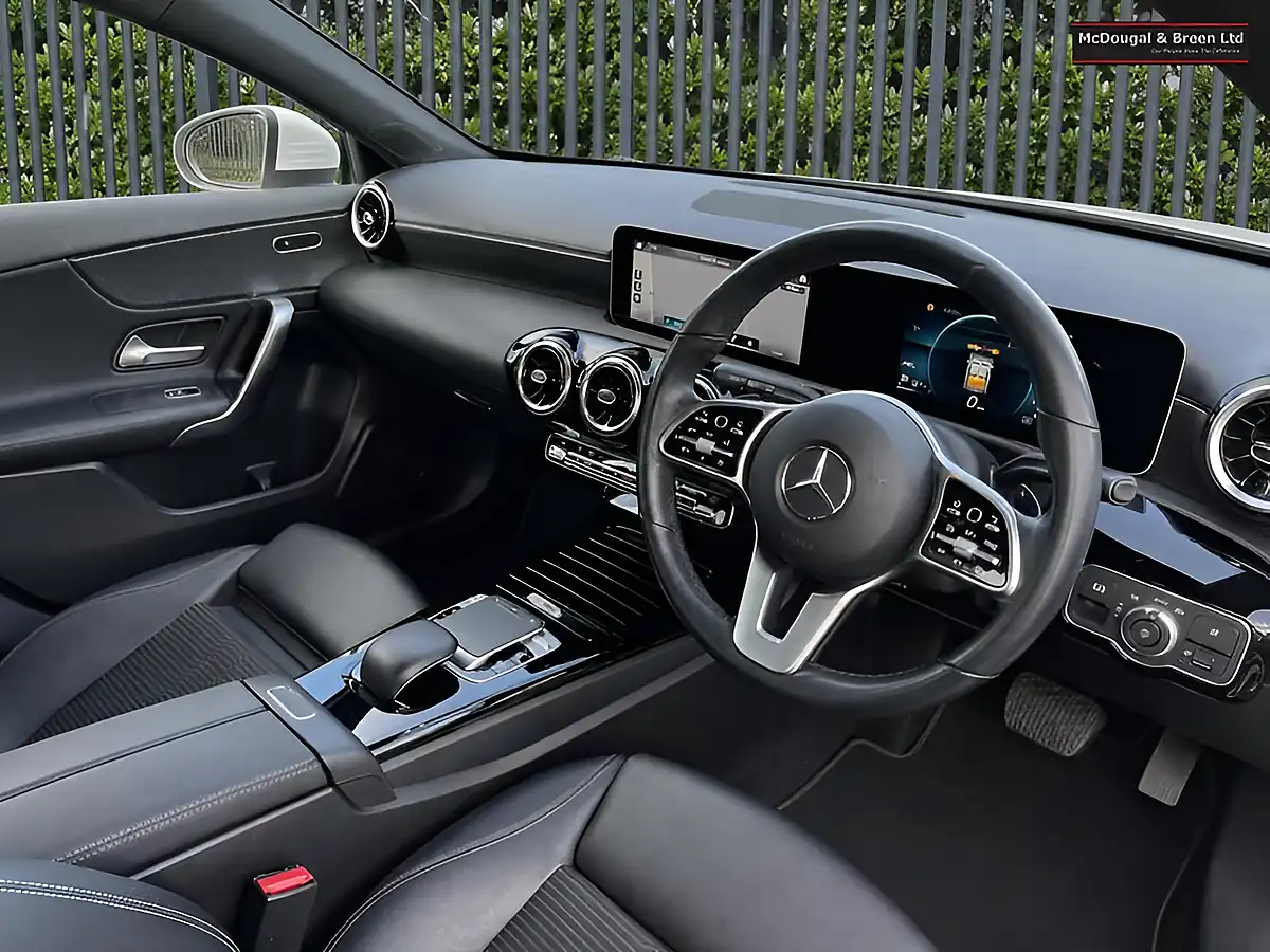 Used 2018 Mercedes-Benz a Class Sport (executive) White - Interior and Exterior details 12