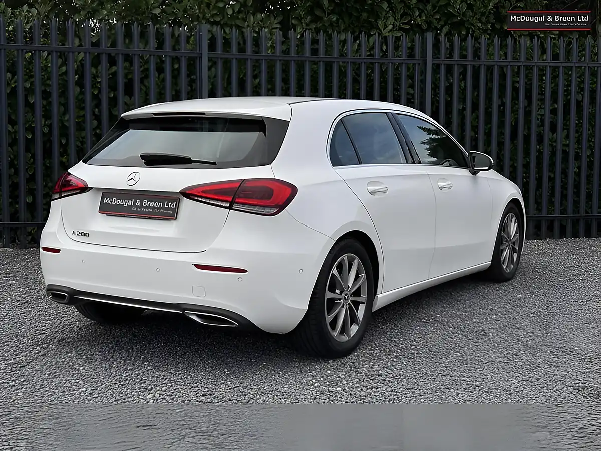 Used 2018 Mercedes-Benz a Class Sport (executive) White - Interior and Exterior details 5