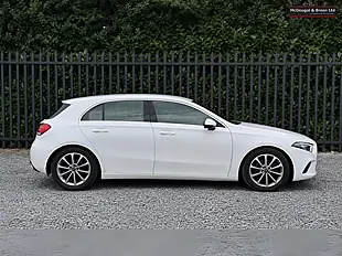 Used 2018 Mercedes-Benz a Class Sport (executive) White - Interior and Exterior details 6