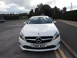 Used 2018 Mercedes-Benz a Class Sport Executive White - Interior and Exterior details 2