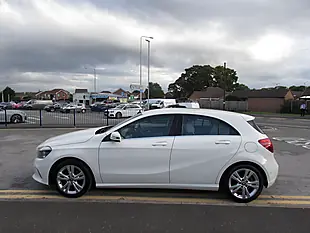Used 2018 Mercedes-Benz a Class Sport Executive White - Interior and Exterior details 4