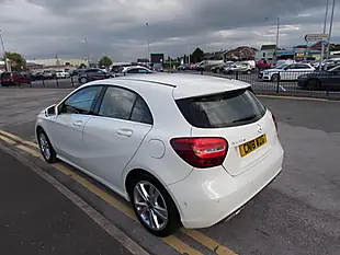 Used 2018 Mercedes-Benz a Class Sport Executive White - Interior and Exterior details 5
