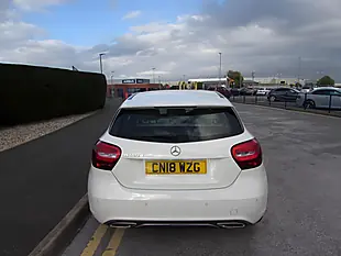Used 2018 Mercedes-Benz a Class Sport Executive White - Interior and Exterior details 6